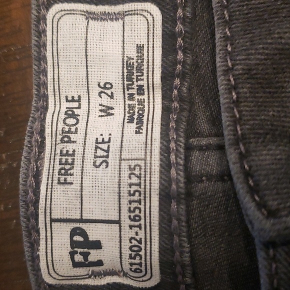 Free People Dark Wash Stretch Jeans - Picture 4 of 7